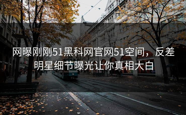 网曝刚刚51黑科网官网51空间，反差明星细节曝光让你真相大白